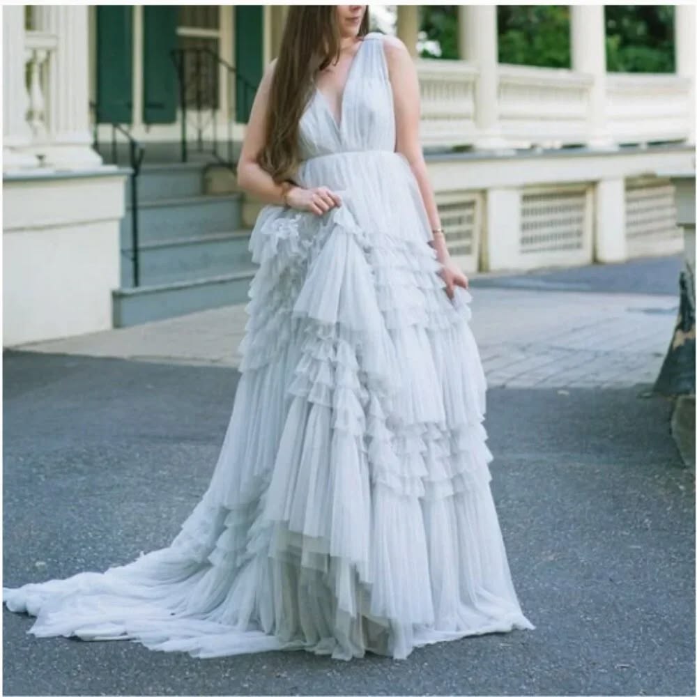 BHLDN Tinka Gown - Pale Blue