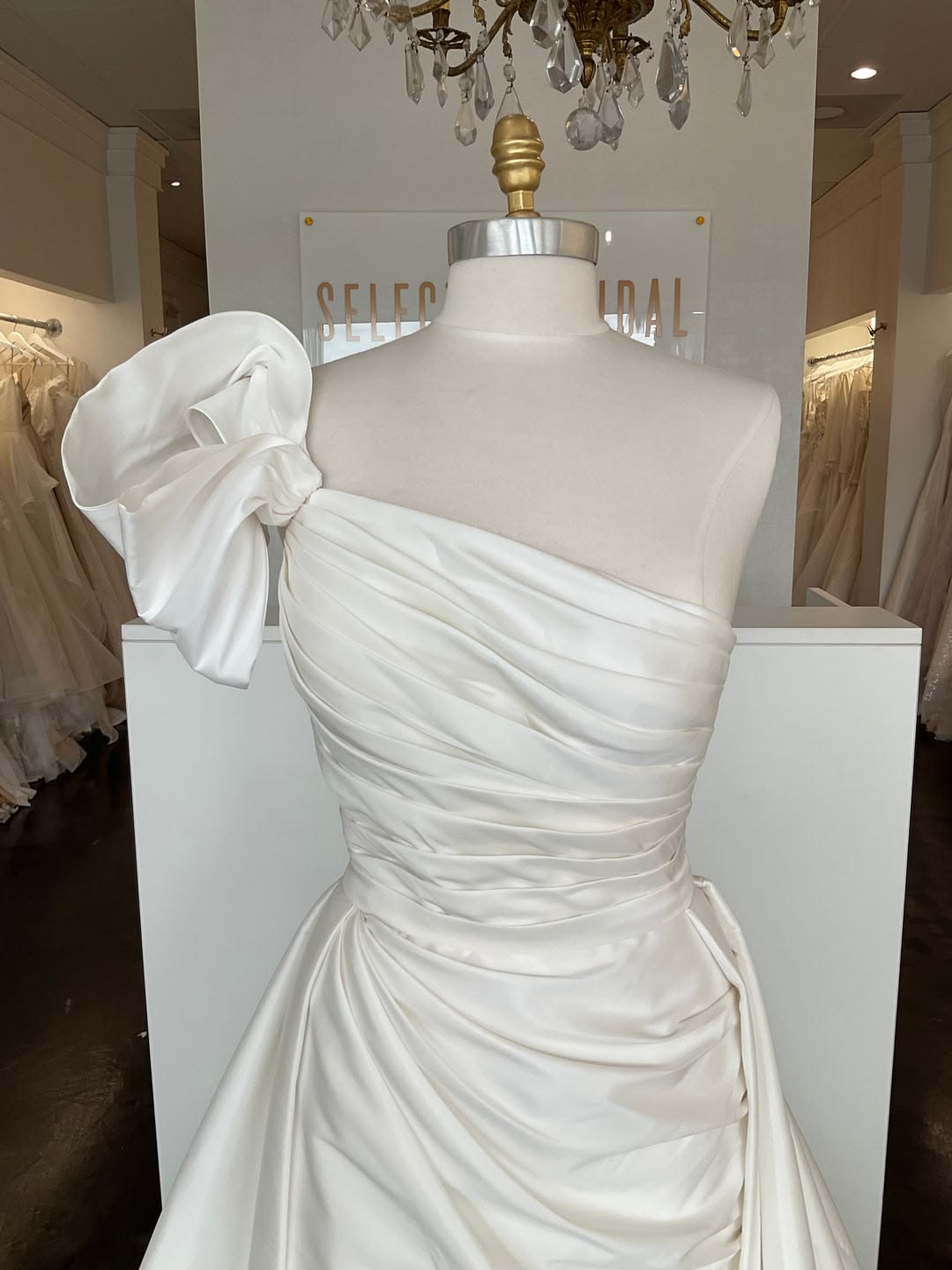 Jenny Yoo Isla Gown w/ Overskirt