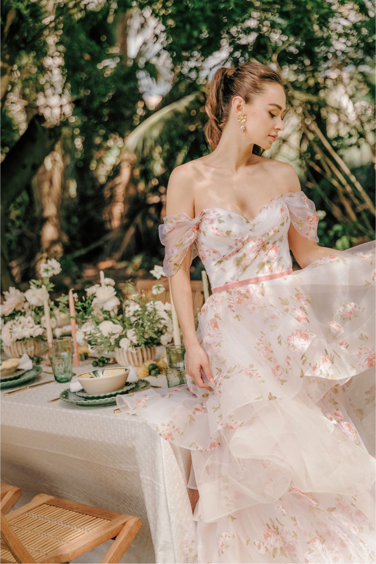 Wtoo Rosabel Floral Gown
