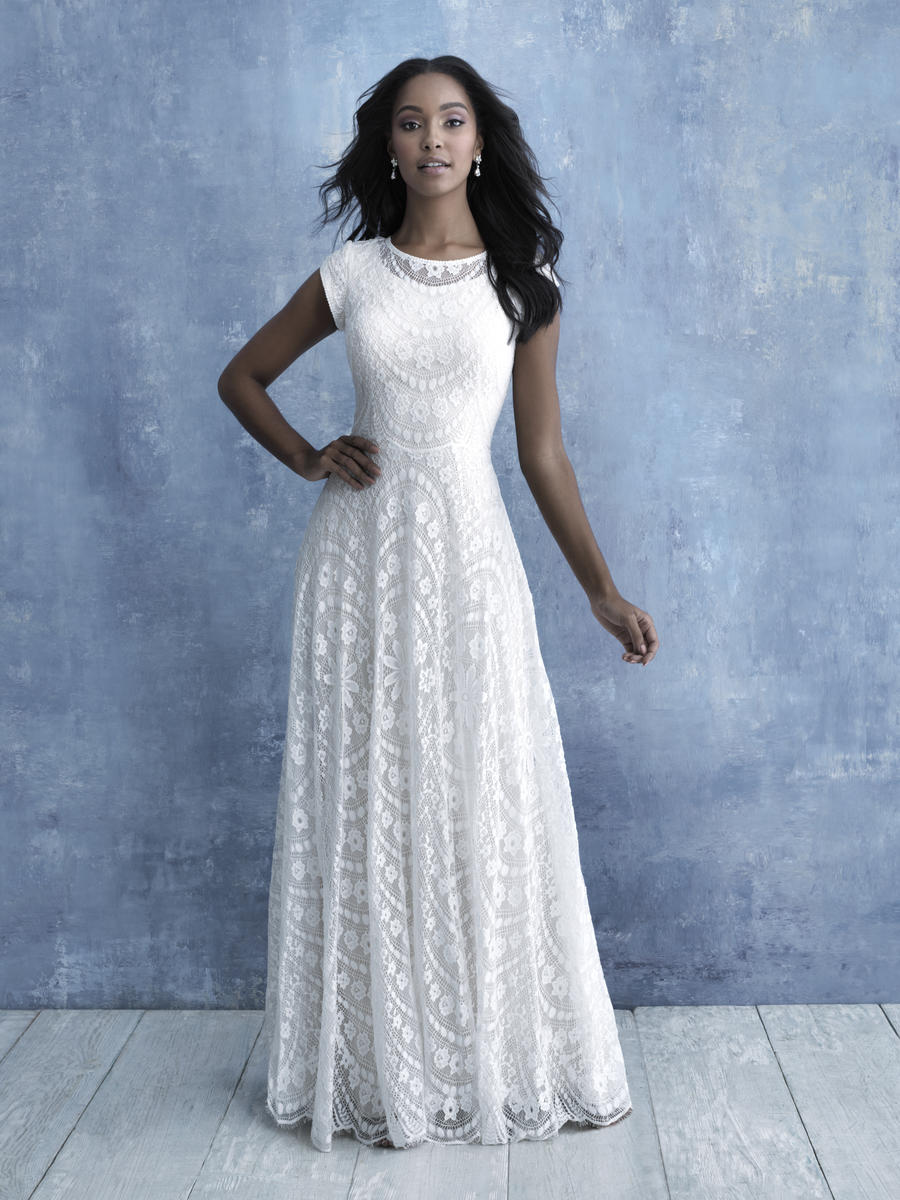 Allure Modest Bridals - M637 Sample Gown - Adinas Bridal Allure Modest Bridals - M637 Sample Gown - Adinas Bridal