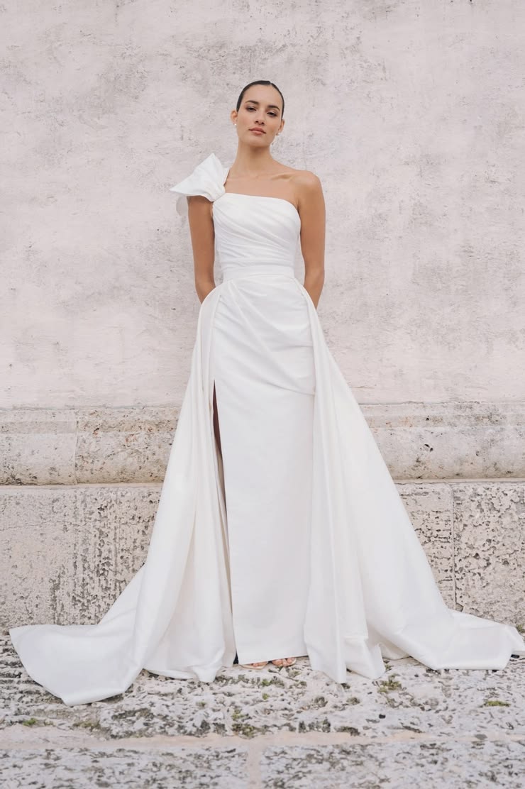 Jenny Yoo Isla Gown w/ Overskirt