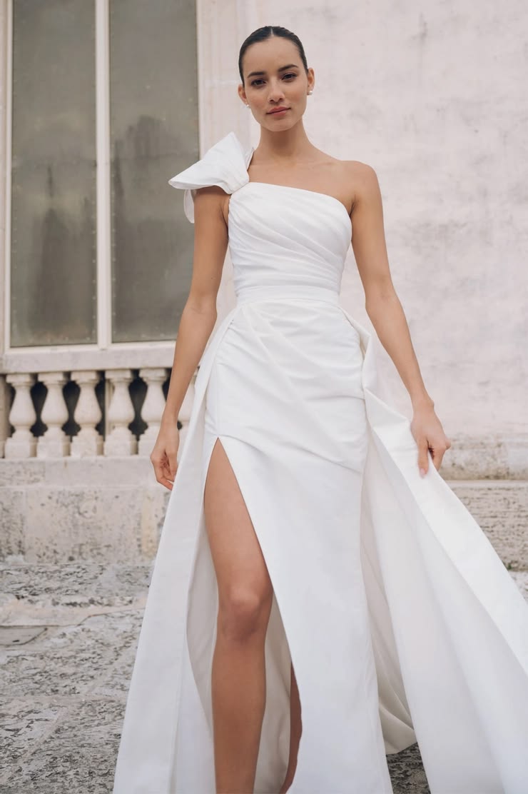 Jenny Yoo Isla Gown w/ Overskirt