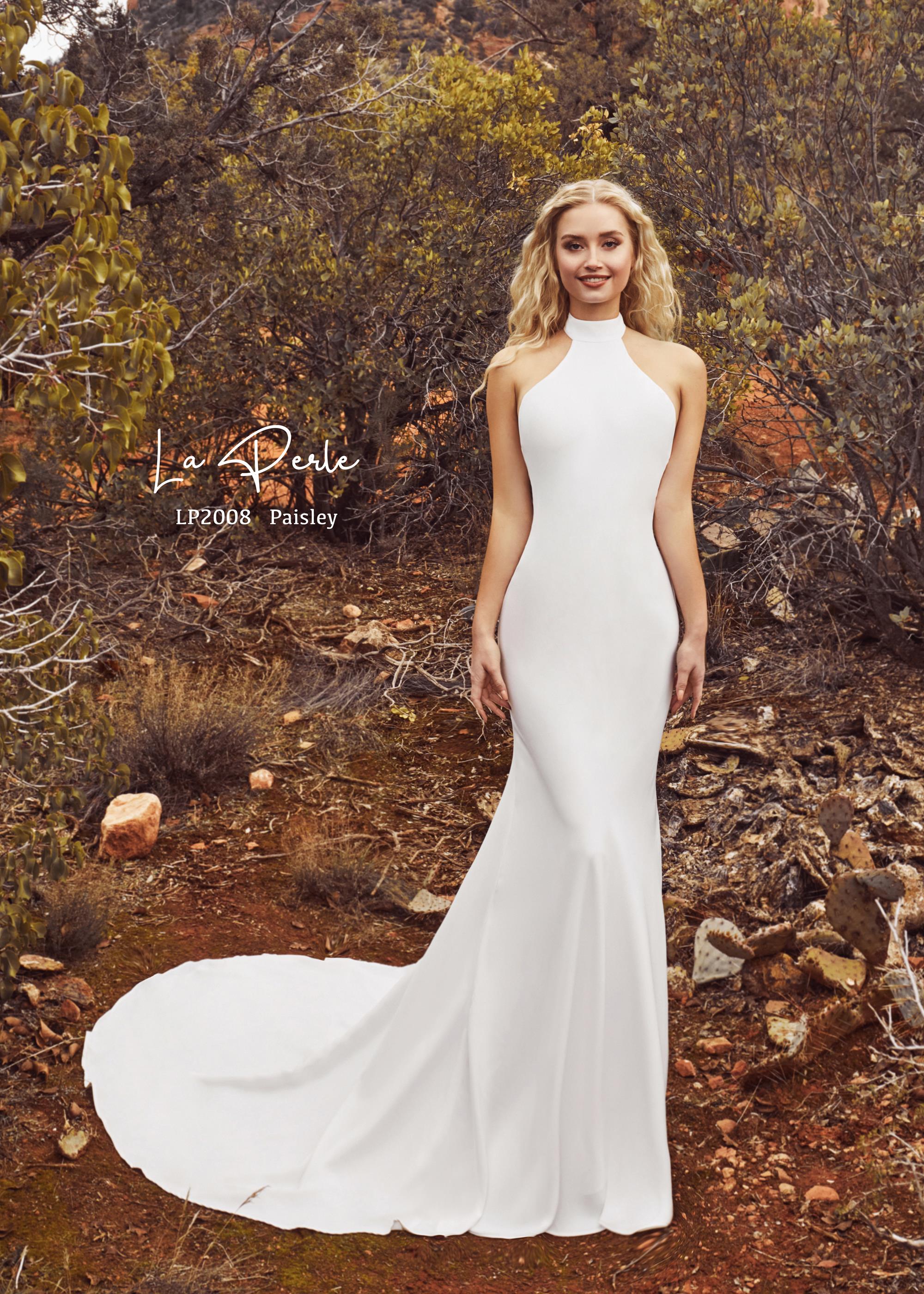 La Perle by Calla Blanche - LP2008 Paisley Gown La Perle by Calla Blanche - LP2008 Paisley Gown