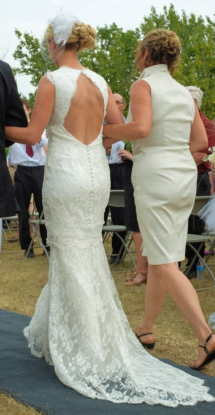 nicole miller halter wedding dress Nicole Miller, Celine New Wedding Dress Save 50%