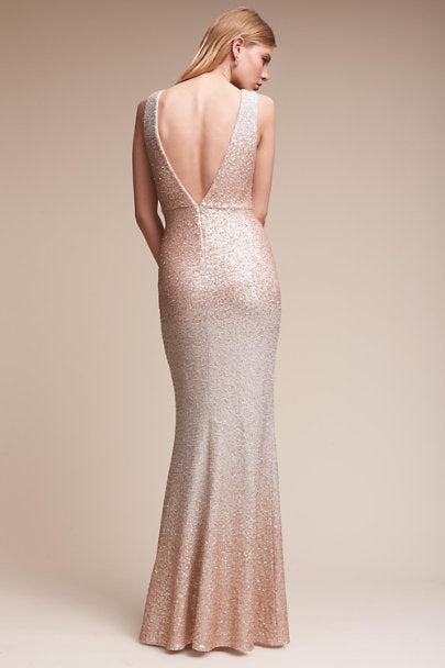 green emerald velvet dress BHLDN Badgley Mischka Lotte Gown