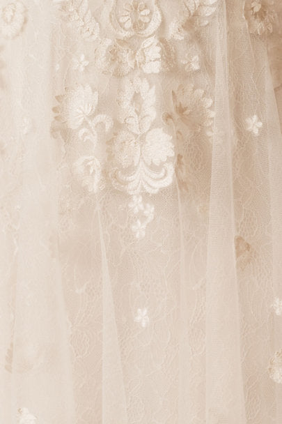 BHLDN Willowby Heartleaf Gown - Ivory