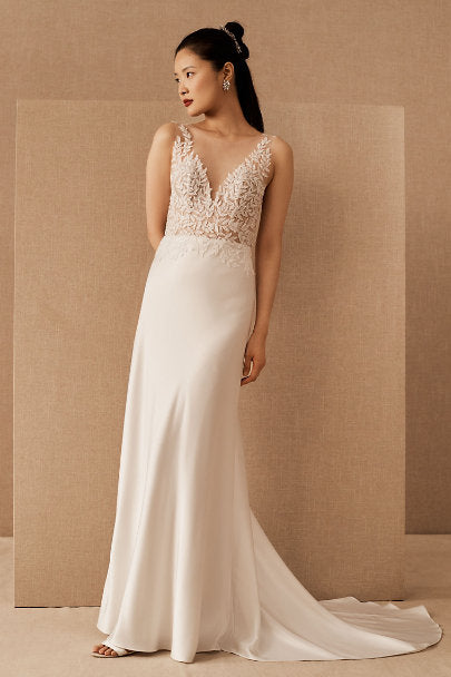 BHLDN Jenny Yoo Zola Gown - Adinas Bridal BHLDN Jenny Yoo Zola Gown - Adinas Bridal