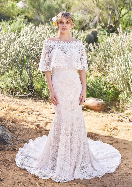 lillian west off the shoulder wedding dress Lillian West