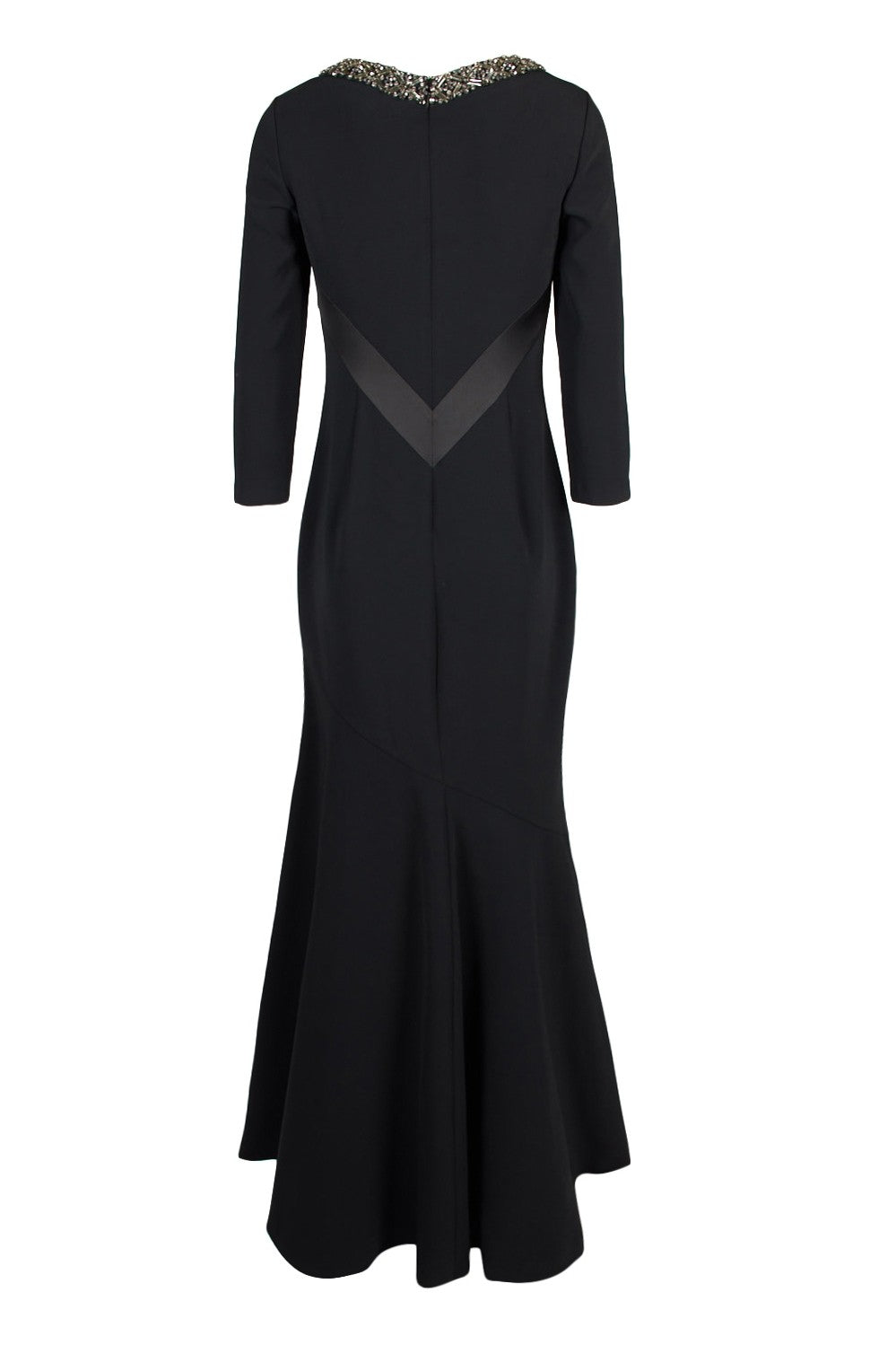 Theia Women's Crepe Mermaid Gown - Black - Size 4 Theia Women's Crepe Mermaid Gown - Black - Size 4