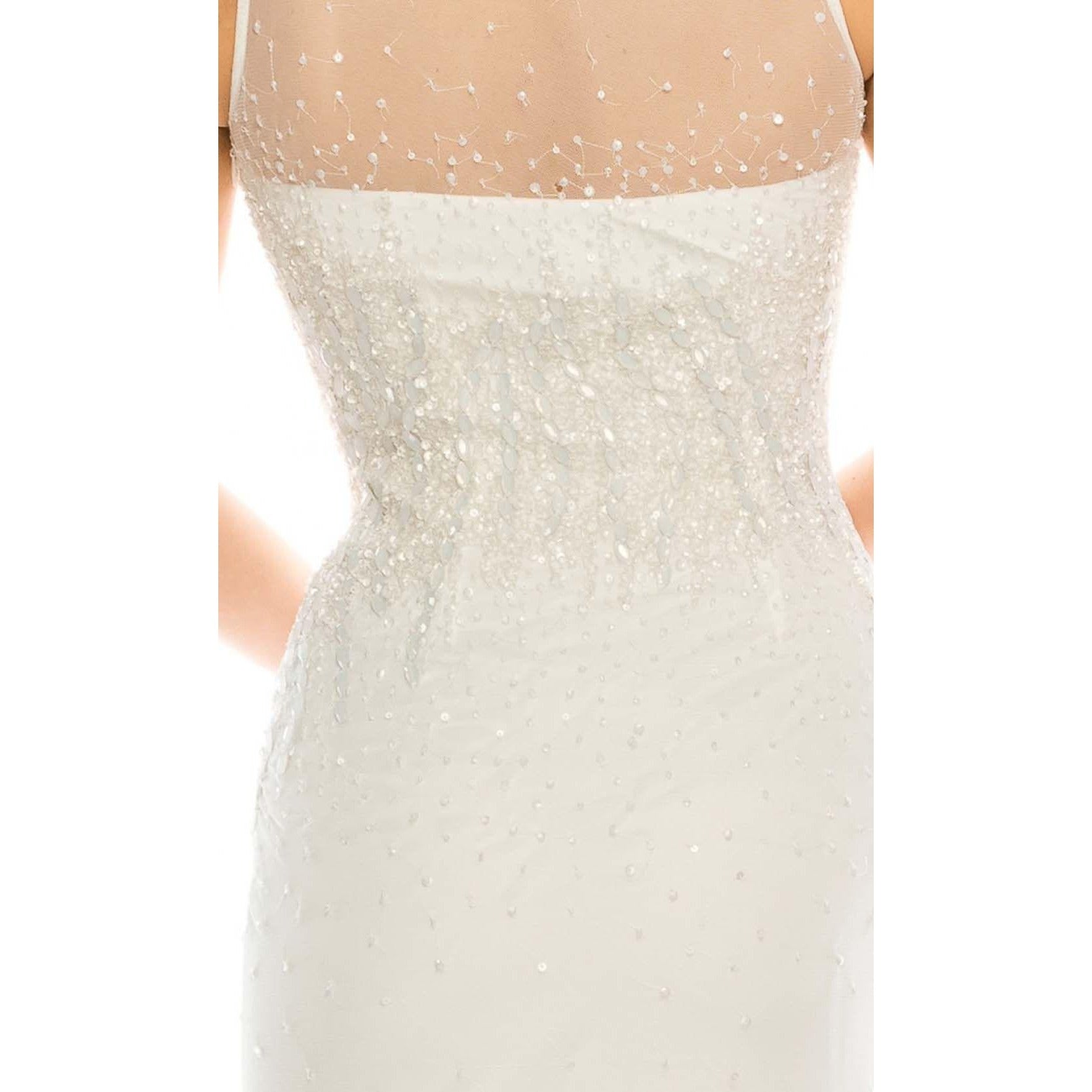 Adrianna Papell Beaded Illusion Bodice Mesh Gown (Regular & Petite) |  Nordstrom | Groom dress, Gowns dresses, Mother of groom dresses