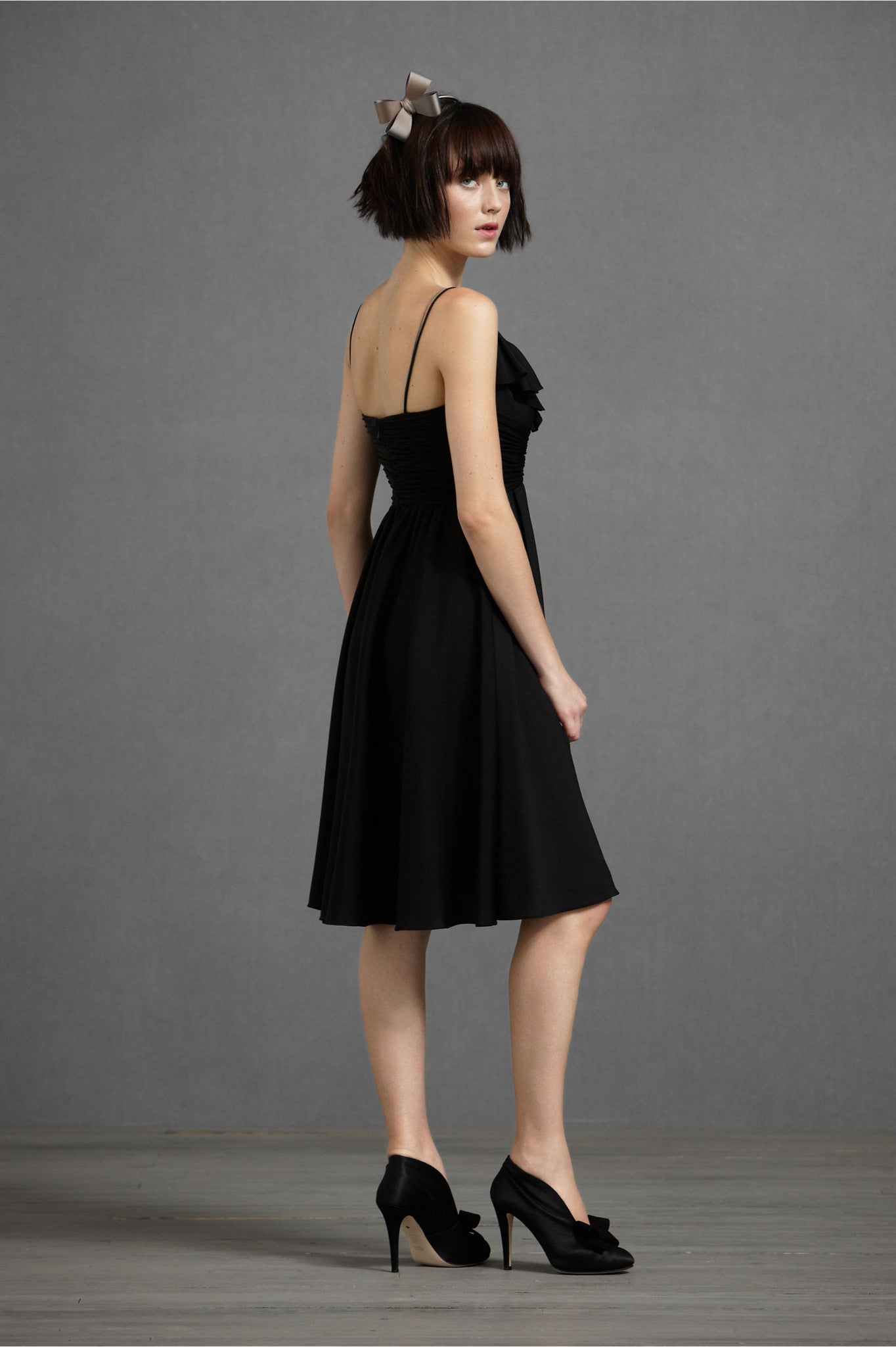Couplet Dress - Black Brunnette