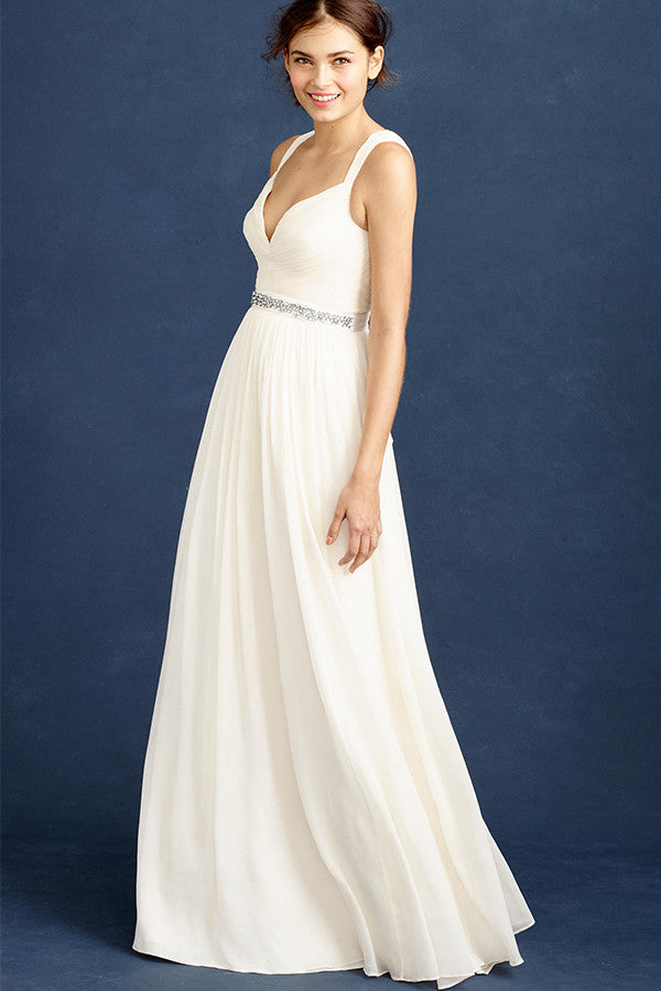 j crew wedding dress J. Lana Gown Size 0 NWT Retail $595 Bridal Wear J Crew Wedding