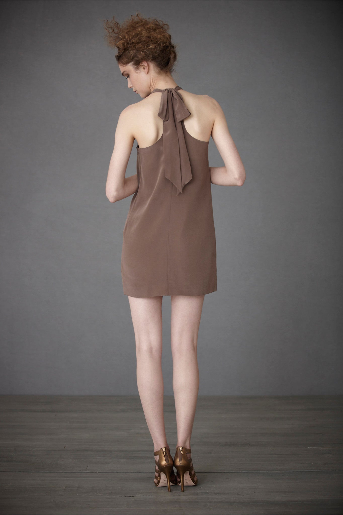 BHLDN Ruffled Racerback Dress - Mushroom 10 BHLDN Ruffled Racerback Dress - Mushroom 10