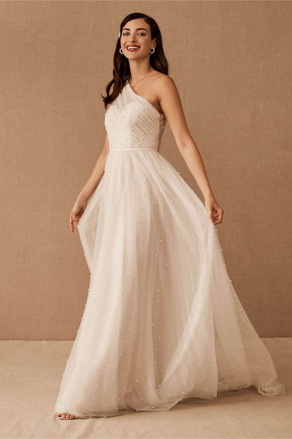 Hayley Paige Pearl Gown BHLDN Size US 4 Hayley Paige Pearl Gown BHLDN Size US 4