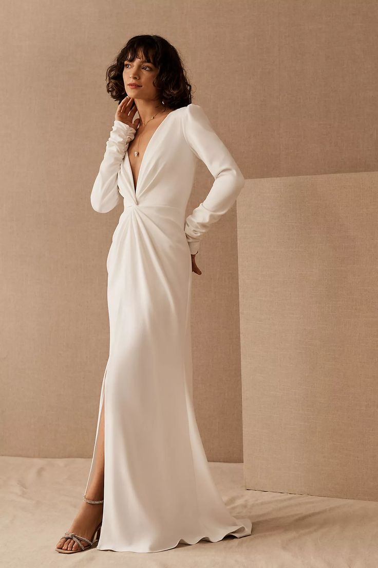 tadashi shoji white dress Geometric Lace Ivory Nude One Shoulder Ribbon Belt crafting garments that flatter all figures Tadashi Shoji BTW22017LBR - Long