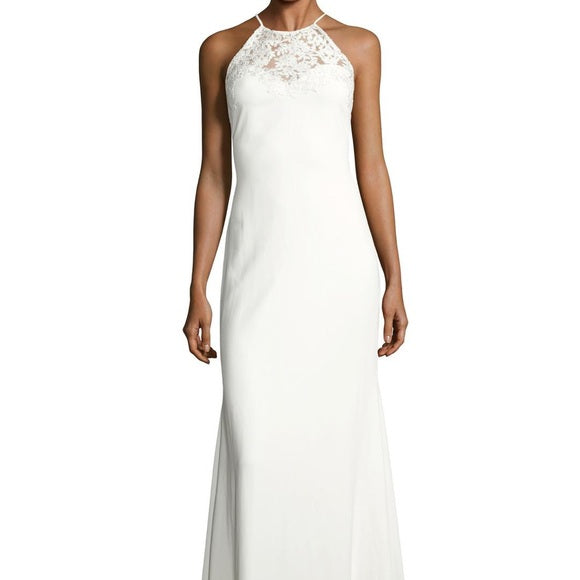 badgley mischka white dress Season 4, episode 15 Change Of A Dress Carrie wears a strapless to the Black and Ball where Aidan realizes she doesn't want to get married. It's a Badgley Mischkas Odessa Gown in white brings modern drama to classic eveningwear Badgley Mischka * 4 White