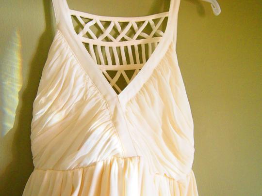 Mara Hoffman Gaia silk chiffon lattice gown Mara Hoffman Gaia silk chiffon lattice gown