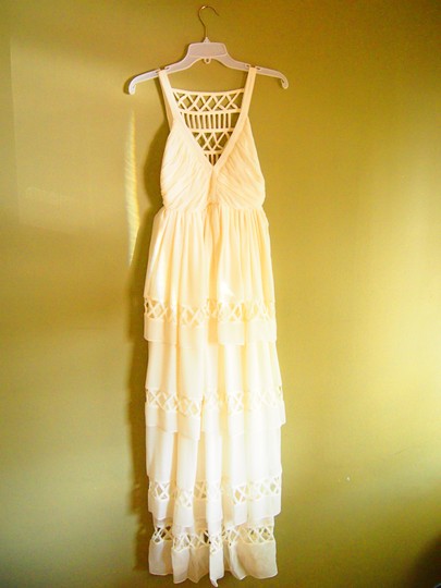 Mara Hoffman Gaia Silk Chiffon Lattice Gown Mara Hoffman Gaia Silk Chiffon Lattice Gown